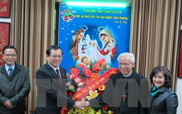 VFF greets Catholic followers in Bac Ninh on Christmas